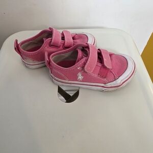 Ralph Lauren Kids Pink Sneakers